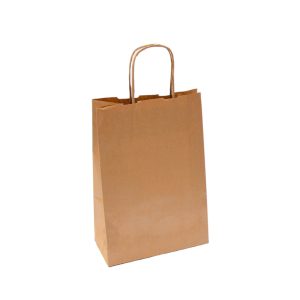 BOLSAS DE PAPEL CON ASAS KRAFT 26+14X32