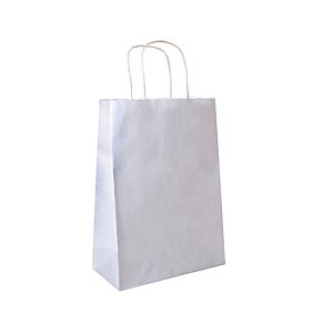 BOLSA PAPEL BLANCA CON ASA