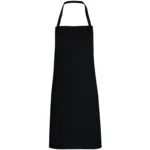 delantal con peto negro
