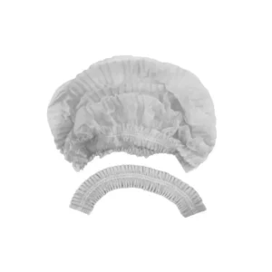 gorro plegado blanco