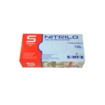 guantes nitrilo azul pequeño