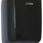 dispensador secamanos bobina negro