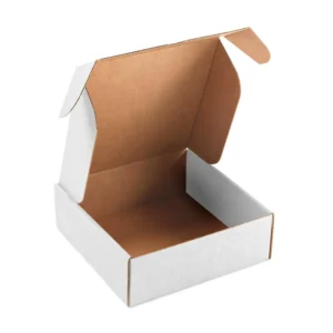 caja carton blanca