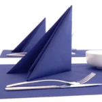 servilleta 40x40 airlaid azul